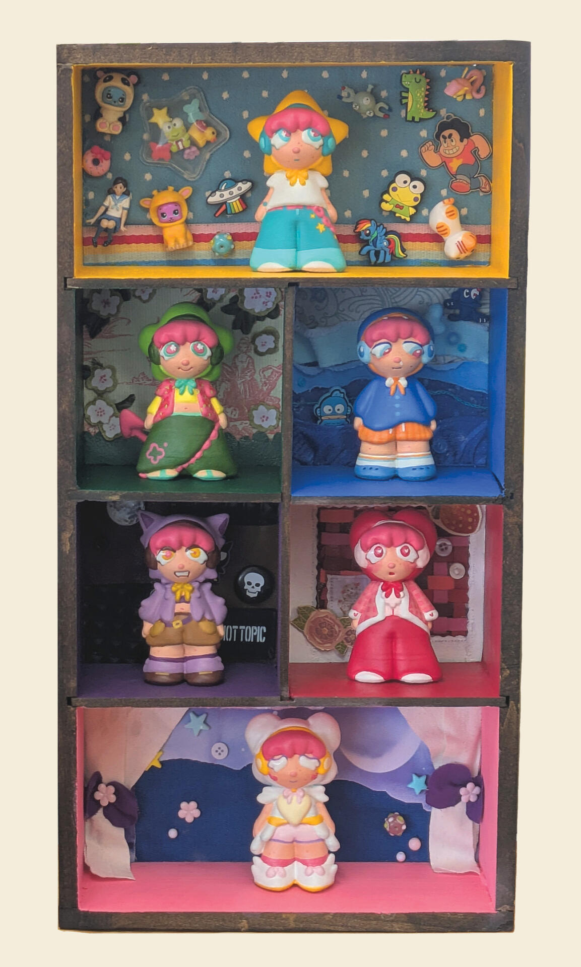 Nova Space Cadet Thesis Mixed-Media Shelf Nova Space Cadet Thesis Mixed-Media Shelf