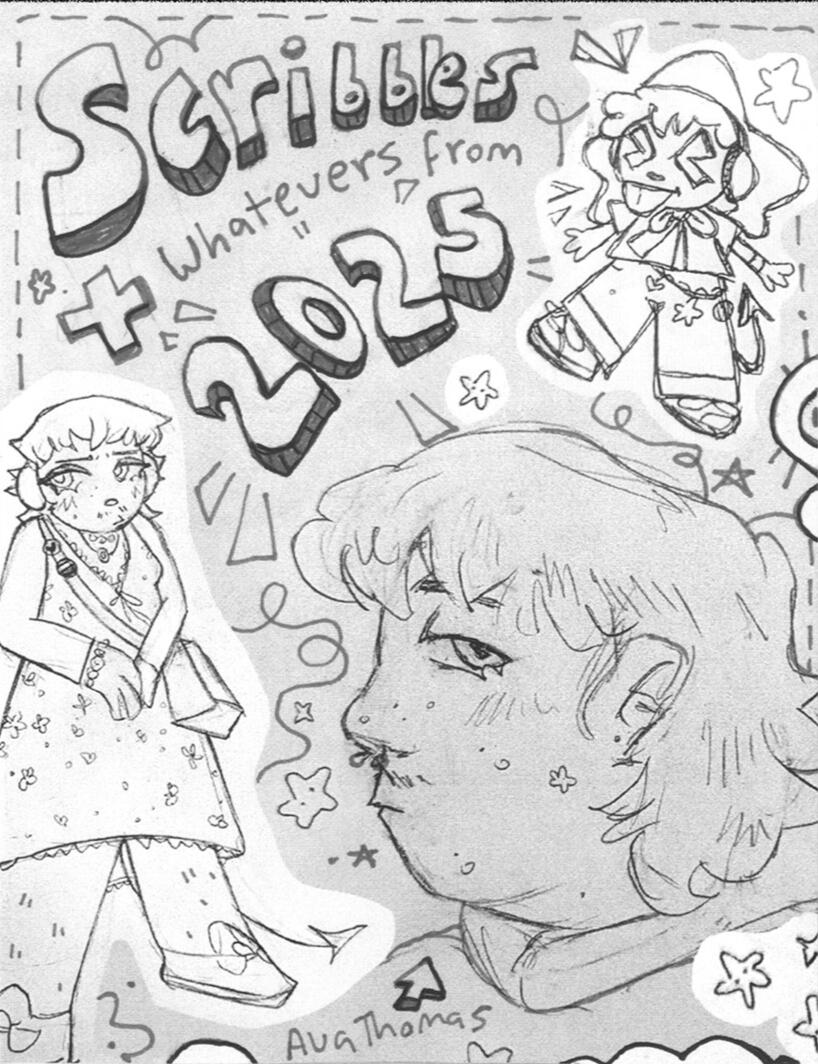 Scribbles and Whatevers from 2025 Cover Scribbles and Whatevers from 2025 Cover